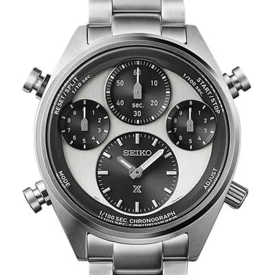 Chronograph Seiko Prospex One Hundredth of a Second Speedtimer Solar Chronograph 40th Anniversary Edition