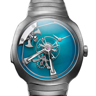 High Complication H. Moser & Cie. x MB&F Streamliner Pandamonium