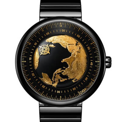 Microbrand Watch CIGA Design Blue Planet Gilding Edition