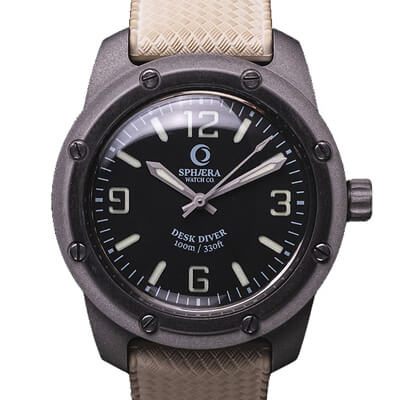Microbrand Watch Sphaera Desk Diver