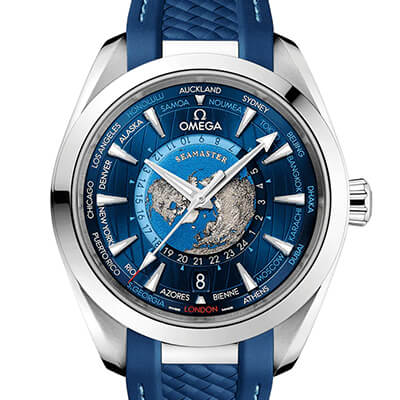 Travel Watch Omega Seamaster Aqua Terra 150m GMT Worldtimer