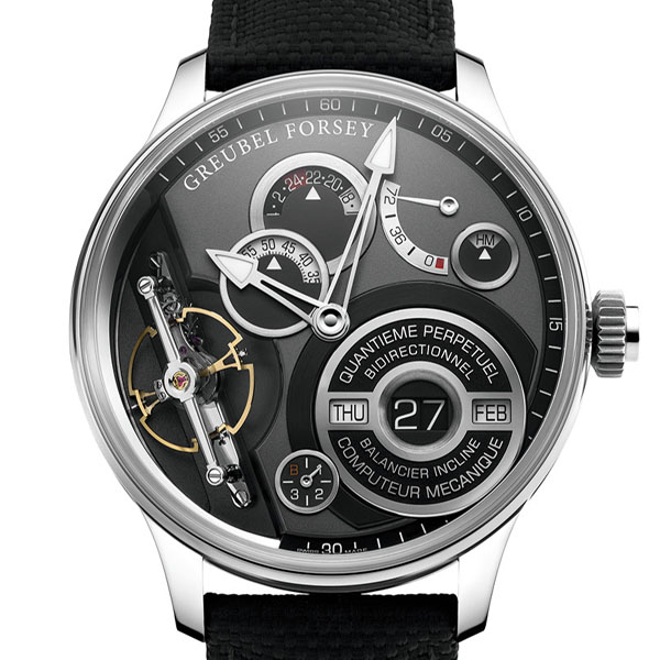 High Complication Greubel Forsey QP À Équation “Balancier”