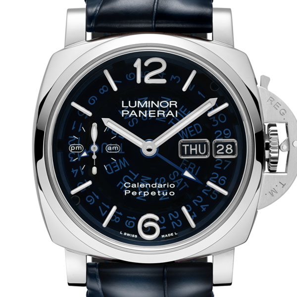High Complication Panerai Luminor Perpetual Calendar GMT Platinumtech Ref. PAM01575