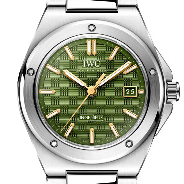Integrated Bracelet Watch IWC Ingenieur Automatic 40 “Sonny Hayes” (Green)