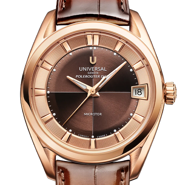 Dress Watch Universal Genève Polerouter Date