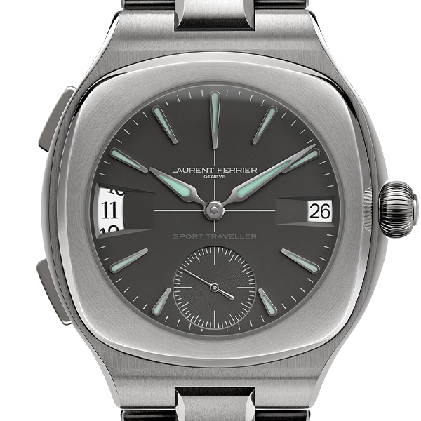 Integrated Bracelet Watch Laurent Ferrier Sport Traveller Slate Grey