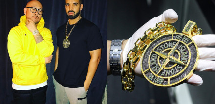 Drake’s $100,000 Stone Island Pendant