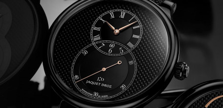 Jaquet Droz Grande Seconde Ceramic with ‘Clous de Paris’ Dial