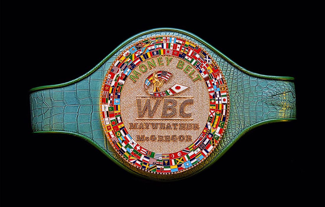$1 Million Mayweather vs McGregor “Money Belt” Revealed