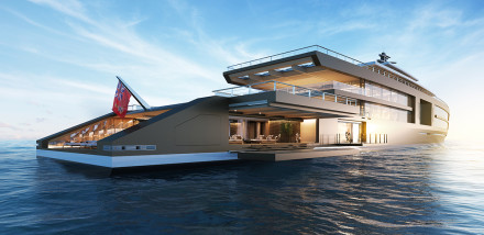 Sinot’s 120 Meter-long “Nature” Yacht Concept is Next Level