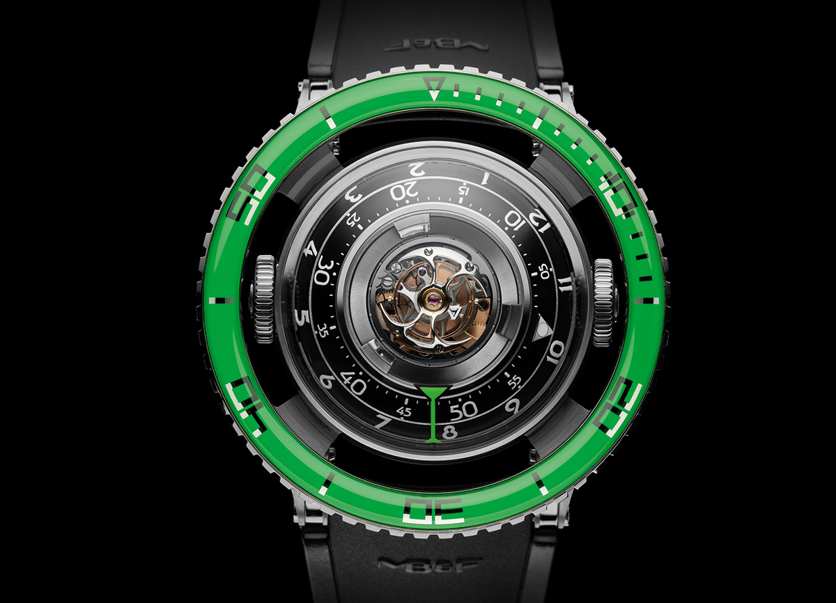 MB&F HM7 Aquapod Green Titanium