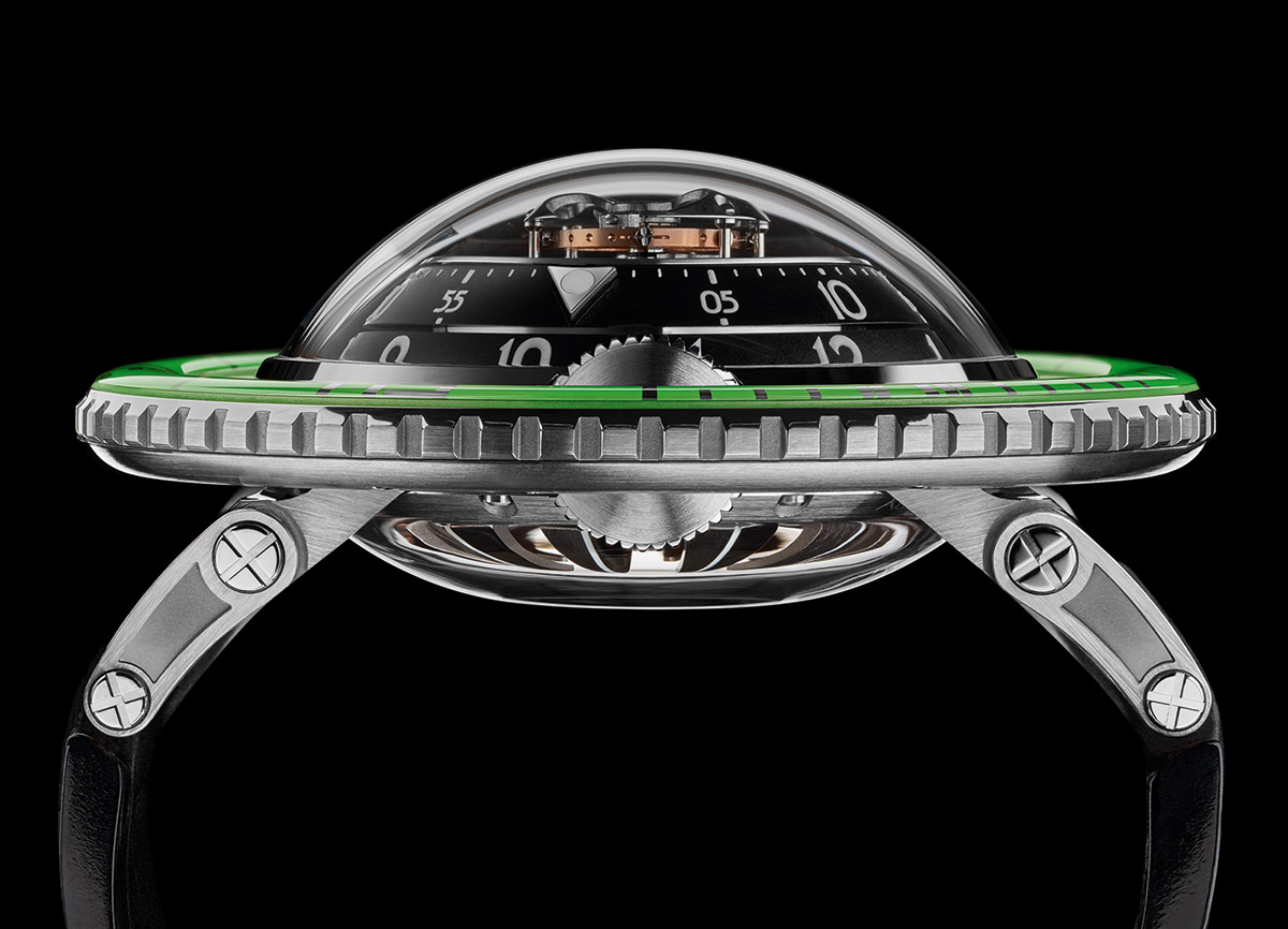 MB&F HM7 Aquapod Green Titanium