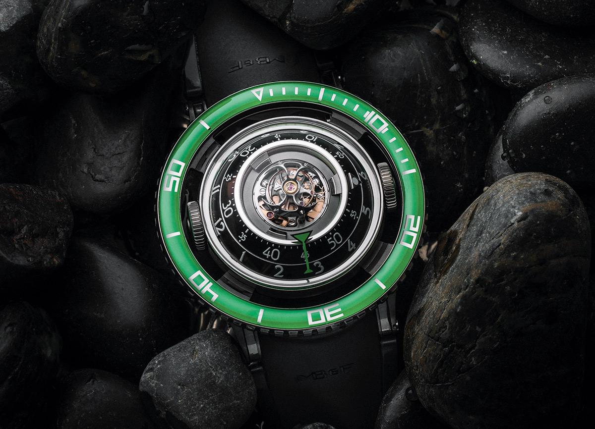 MB&F HM7 Aquapod Green Titanium