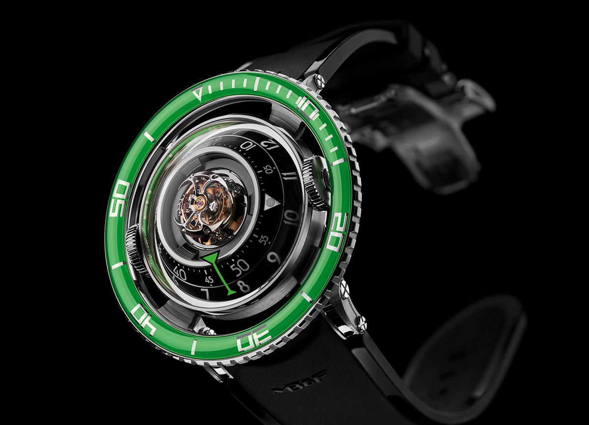 MB&F HM7 Aquapod Green Titanium