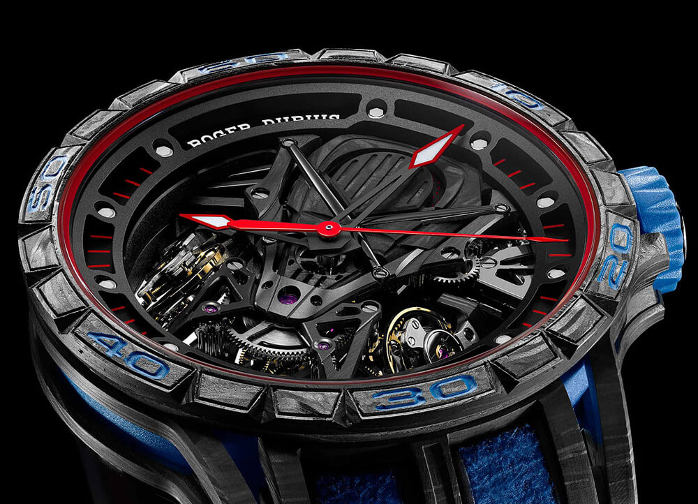 Roger Dubuis Excalibur Aventador S Blue