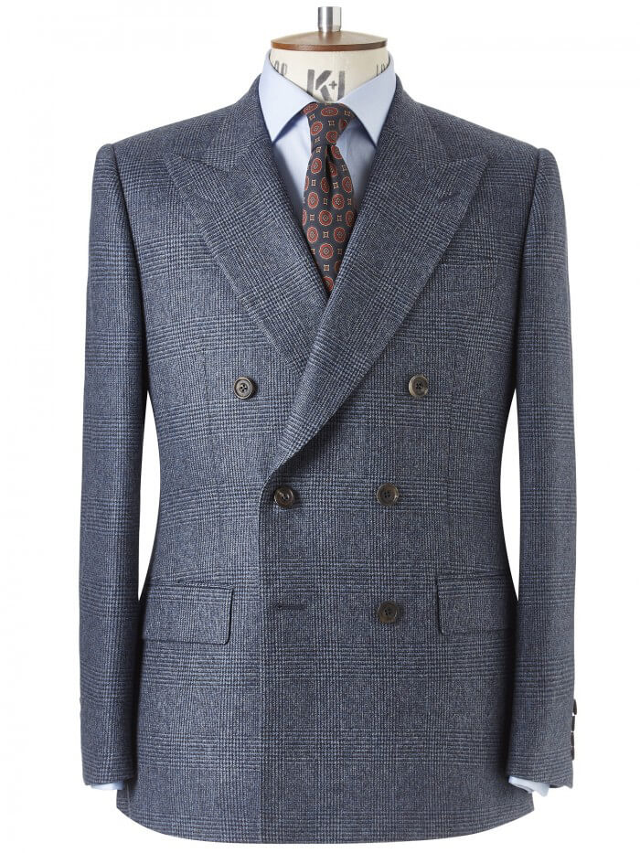 Chester Barrie Heavy Flannel Prince of Wales Check Suit