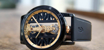 Introducing the Corum Golden Bridge Titane DLC