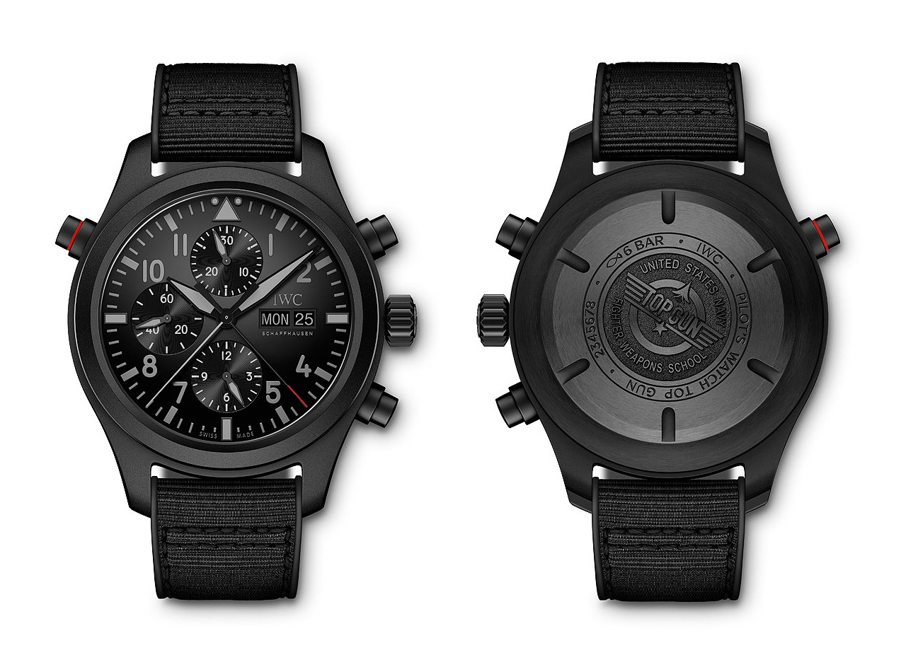 IWC Pilot’s Watch Double Chronograph Top Gun Ceratanium