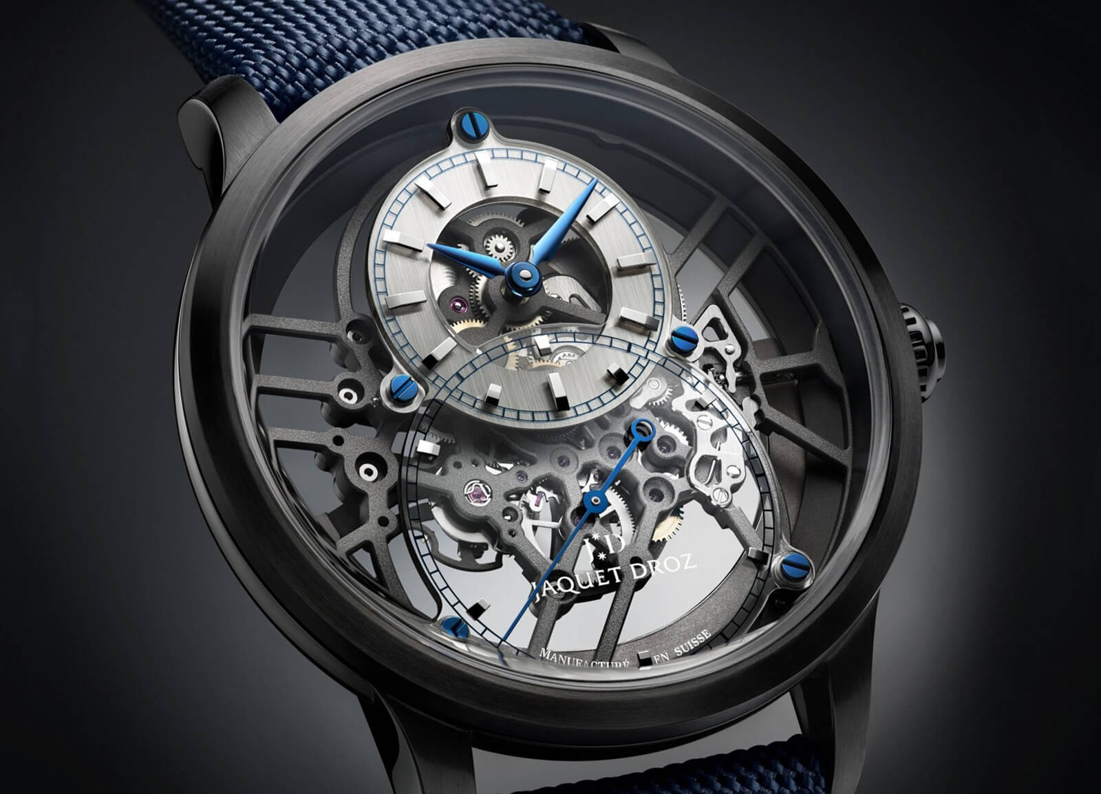 Jaquet Droz Grande Seconde Skelet-One Ceramic Watch