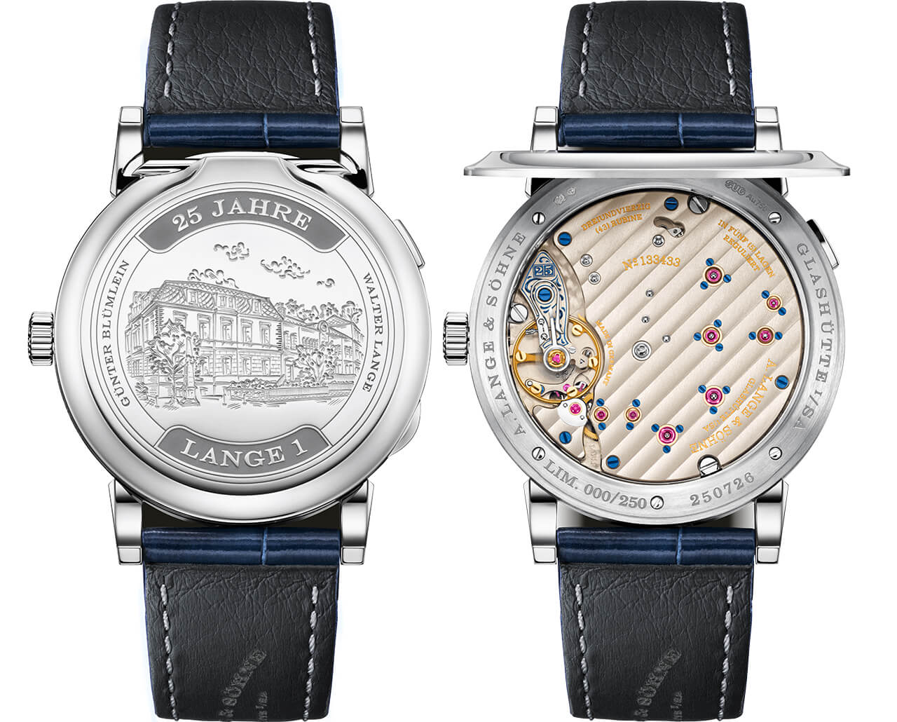 A. Lange & Söhne Lange 1“25th Anniversary” edition in white gold