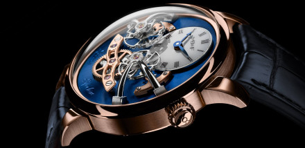 Introducing: MB&F Legacy Machine No.2 Red Gold Blue Watch
