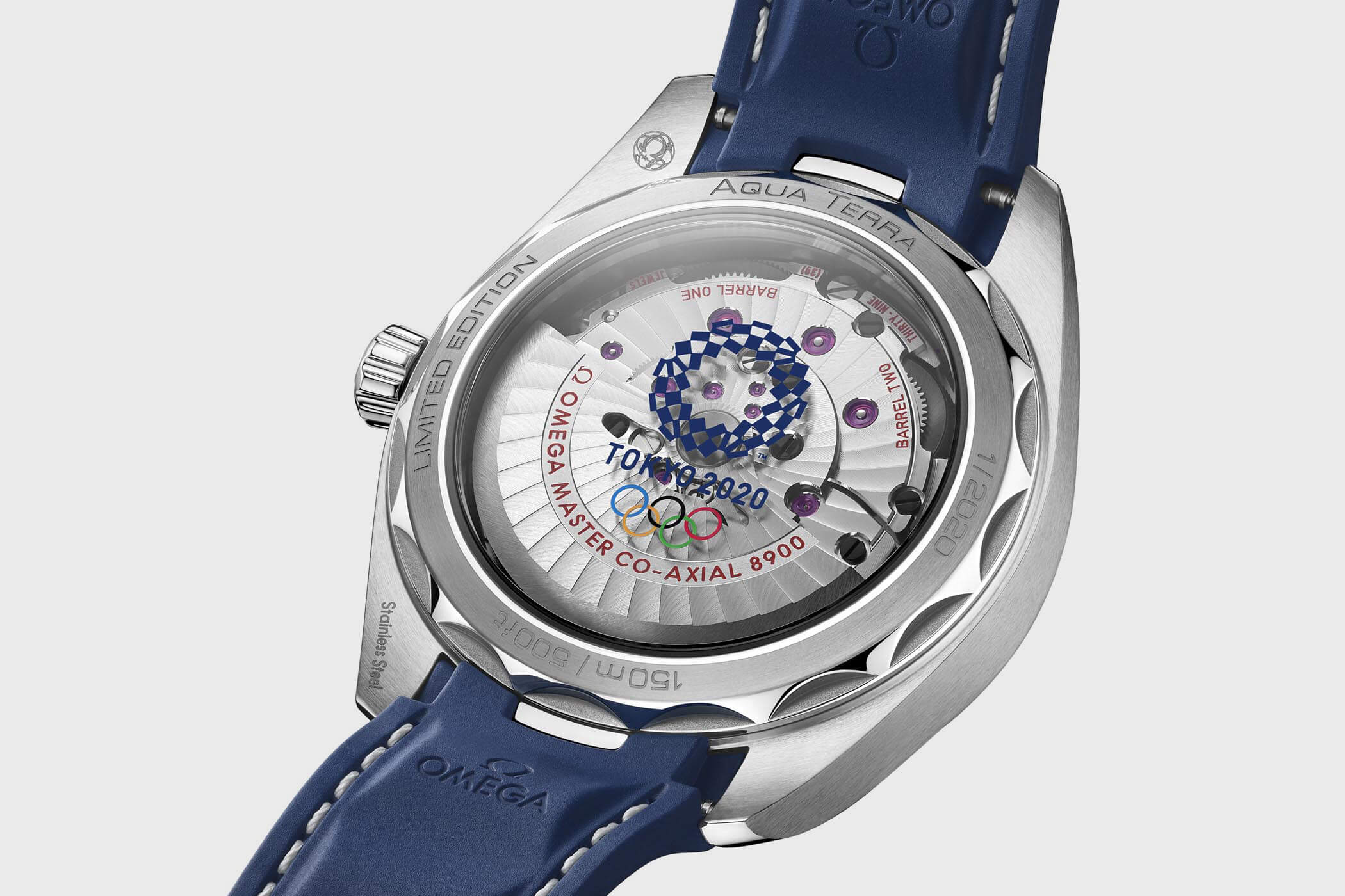 Omega Seamaster Aqua Terra Tokyo 2020 Limited Edition 522.12.41.21.03.001 Caseback
