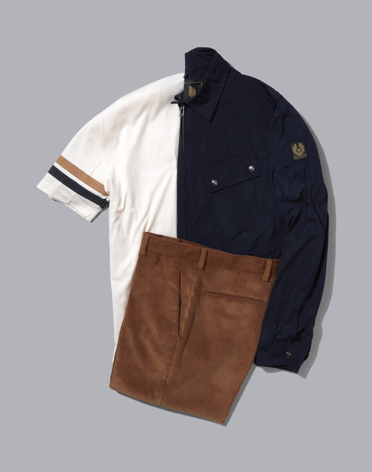 Belstaff Camber Garment Dyed Shell Jacket