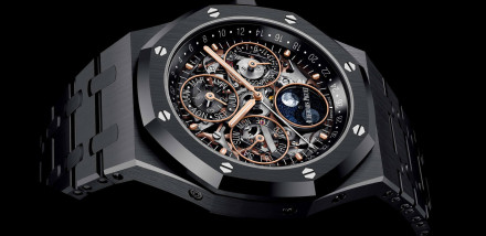 Introducing: Audemars Piguet Royal Oak Perpetual Calendar Openworked Black Ceramic Watch