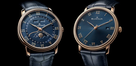 Introducing: Blancpain Villeret Quantième Complet and Ultraplate with Blue Dials