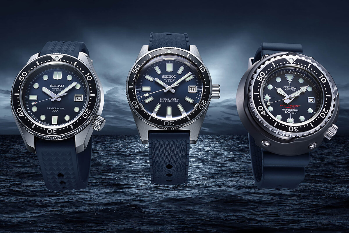 Seiko Diver’s 55th Anniversary Trilogy Watches