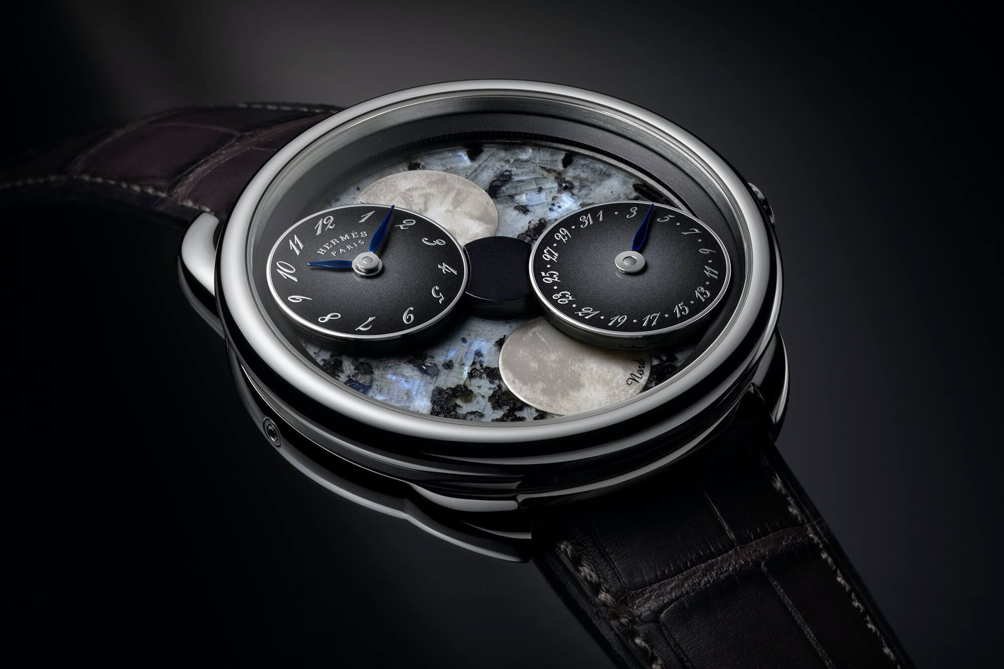 Hermes Arceau L’Heure De La Lune Blue Pearl