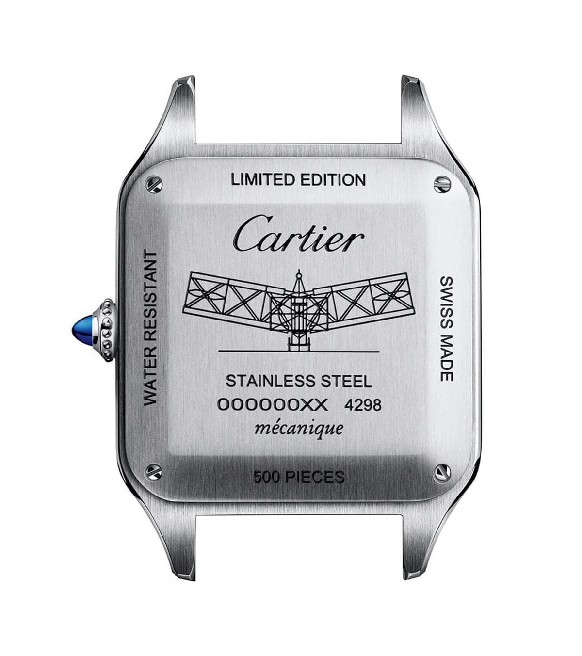 Cartier Santos-Dumont “Le 14 Bis” Caseback