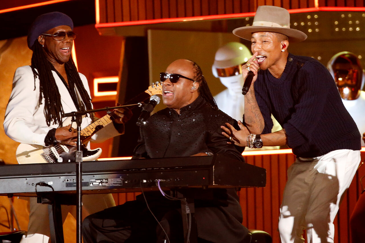 Stevie Wonder and Pharrell