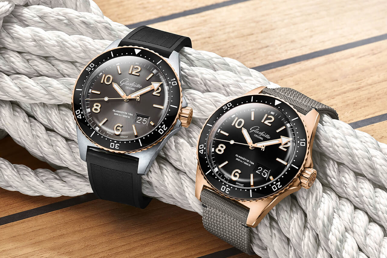 Glashütte Original SeaQ Panorama Date-Gold