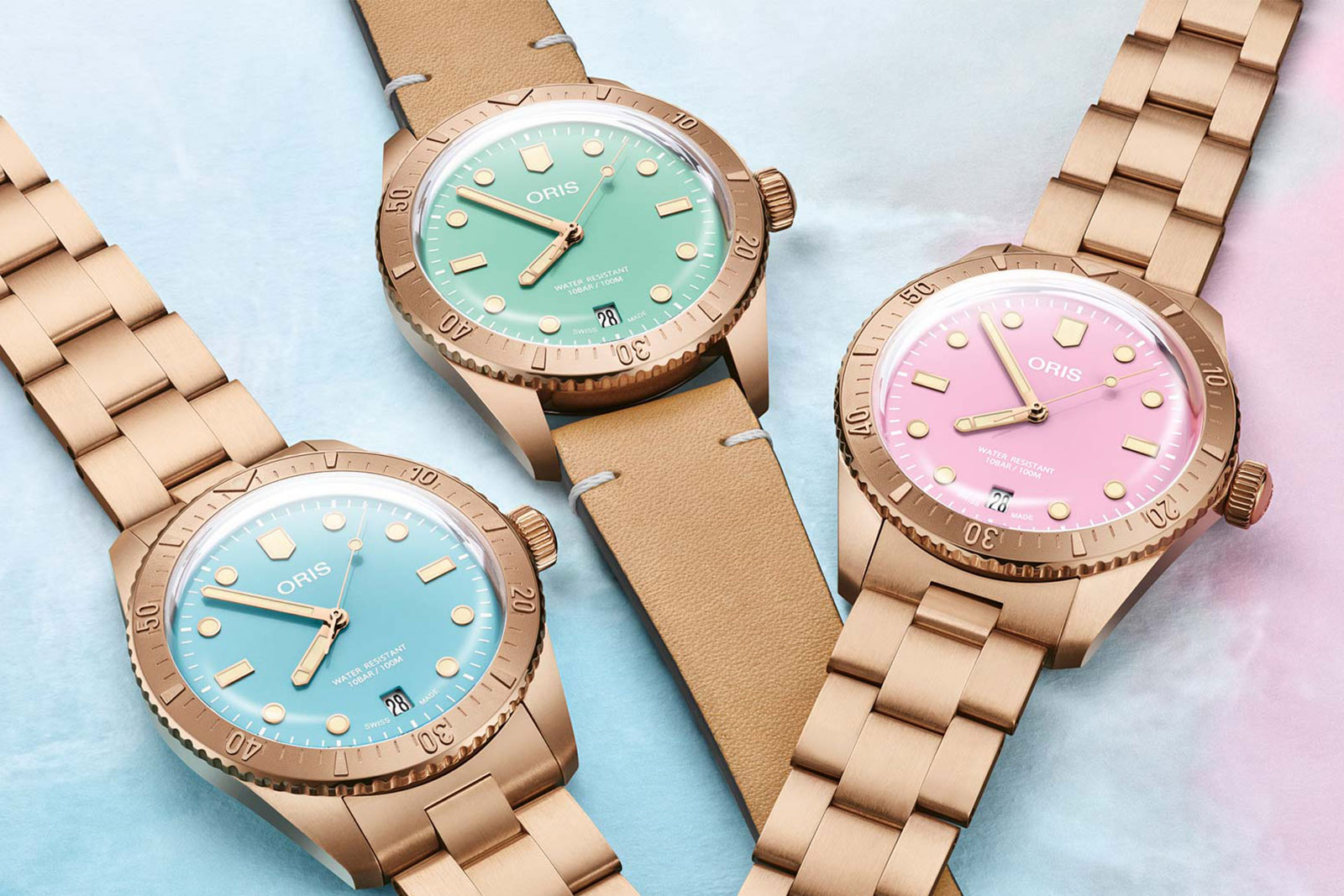 Oris Divers Sixty-Five ‘Cotton Candy’ collection