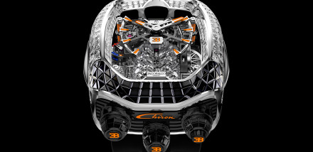 Introducing: Jacob & Co. Bugatti Chiron Tourbillon Baguette Black and Orange Sapphires