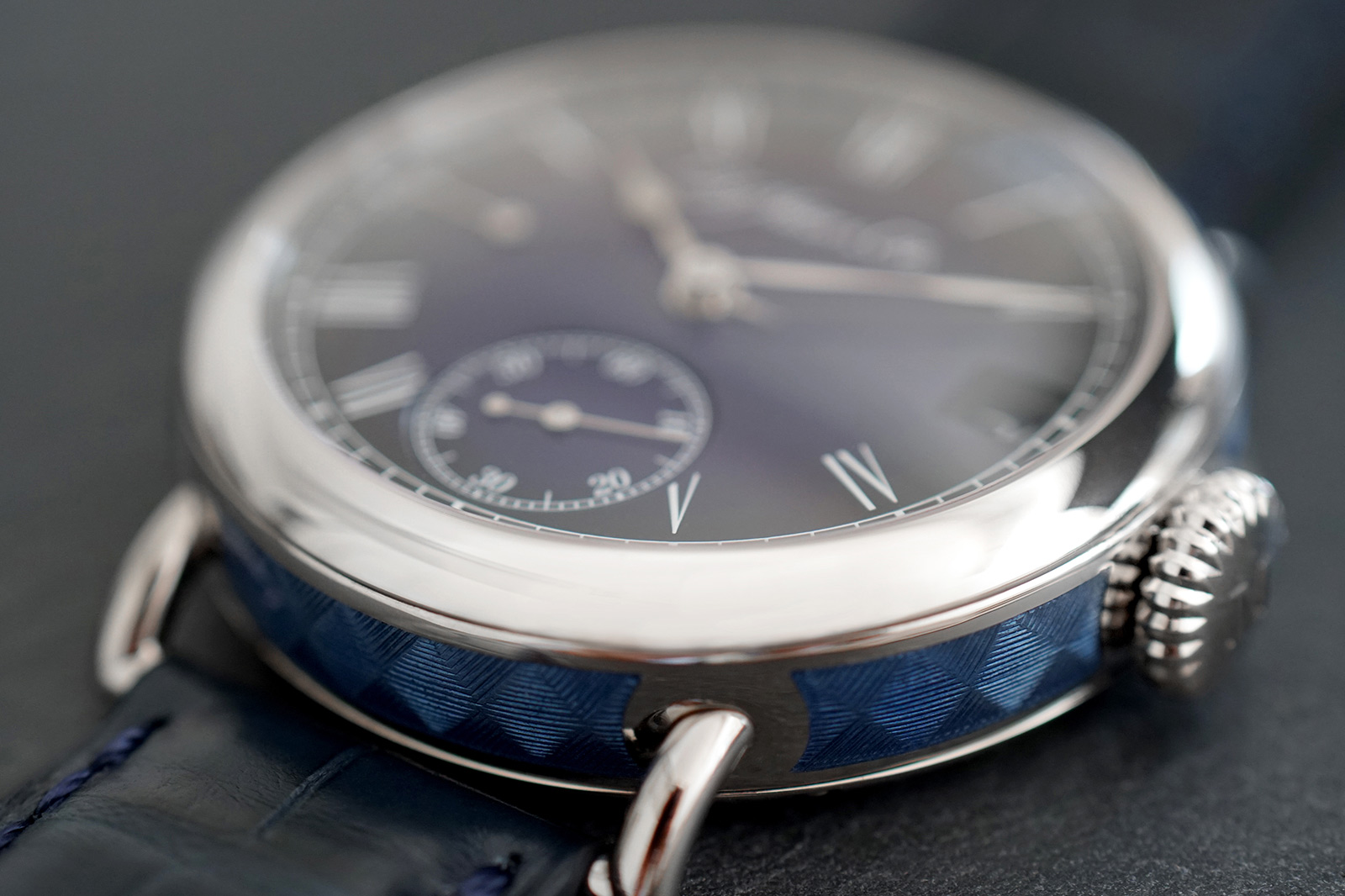H. Moser Heritage Perpetual Calendar Midnight Blue Enamel