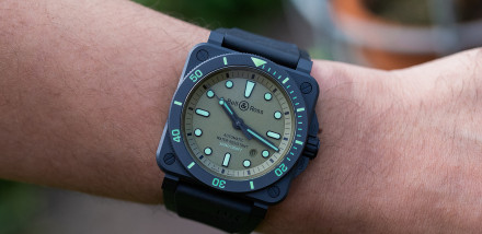 Bell & Ross Give Their Square Diver a Utilitarian Make Over With The BR03-92 Military (With Hands-On Pics)