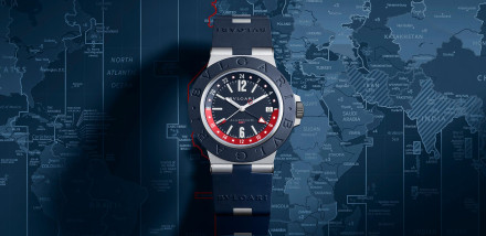 Bulgari’s Lightweight Aluminium Gets a Globe-Trotting GMT Function
