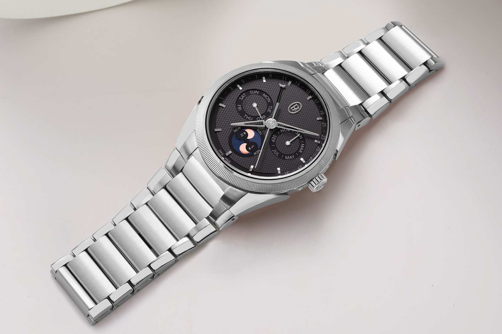 Parmigiani Fleurier Tonda PF Annual Calendar stainless steel