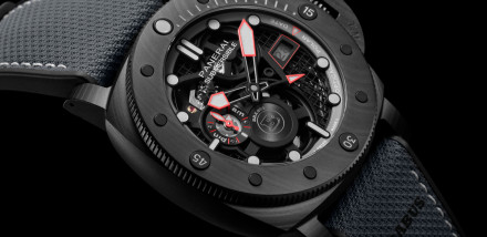 Panerai’s First Skeletonised Automatic Movement with New Submersible S BRABUS Black Ops Edition