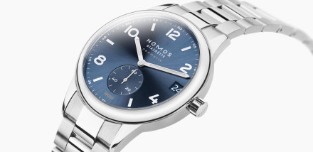 Nomos Release a New Club Sport Neomatik 42 Date with Blue Dial