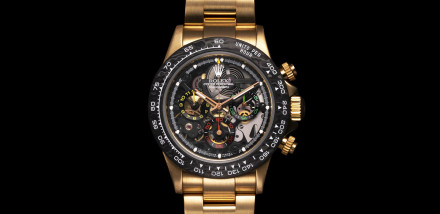 Skeleton Concept Revitalise Samuel Eto’o’s Rolex Daytona in Gold