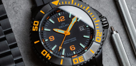 Delma Blue Shark III Black Edition Watch Review
