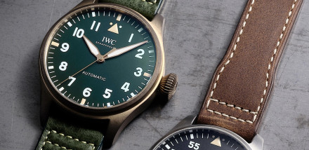IWC Launch Duo of New Big Pilot’s Watch 43 Spitfires in Titanium and Bronze