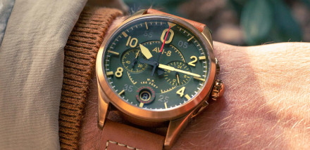 Avi-8 Spitfire Lock Bronze Green Watch Review