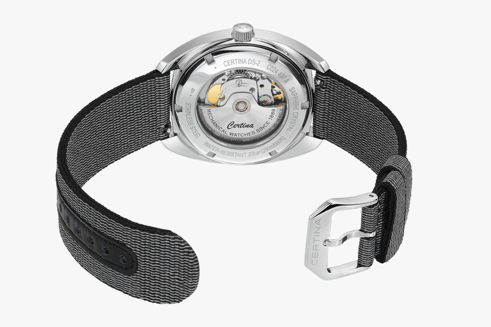 Certina DS-2 Powermatic 80 caseback