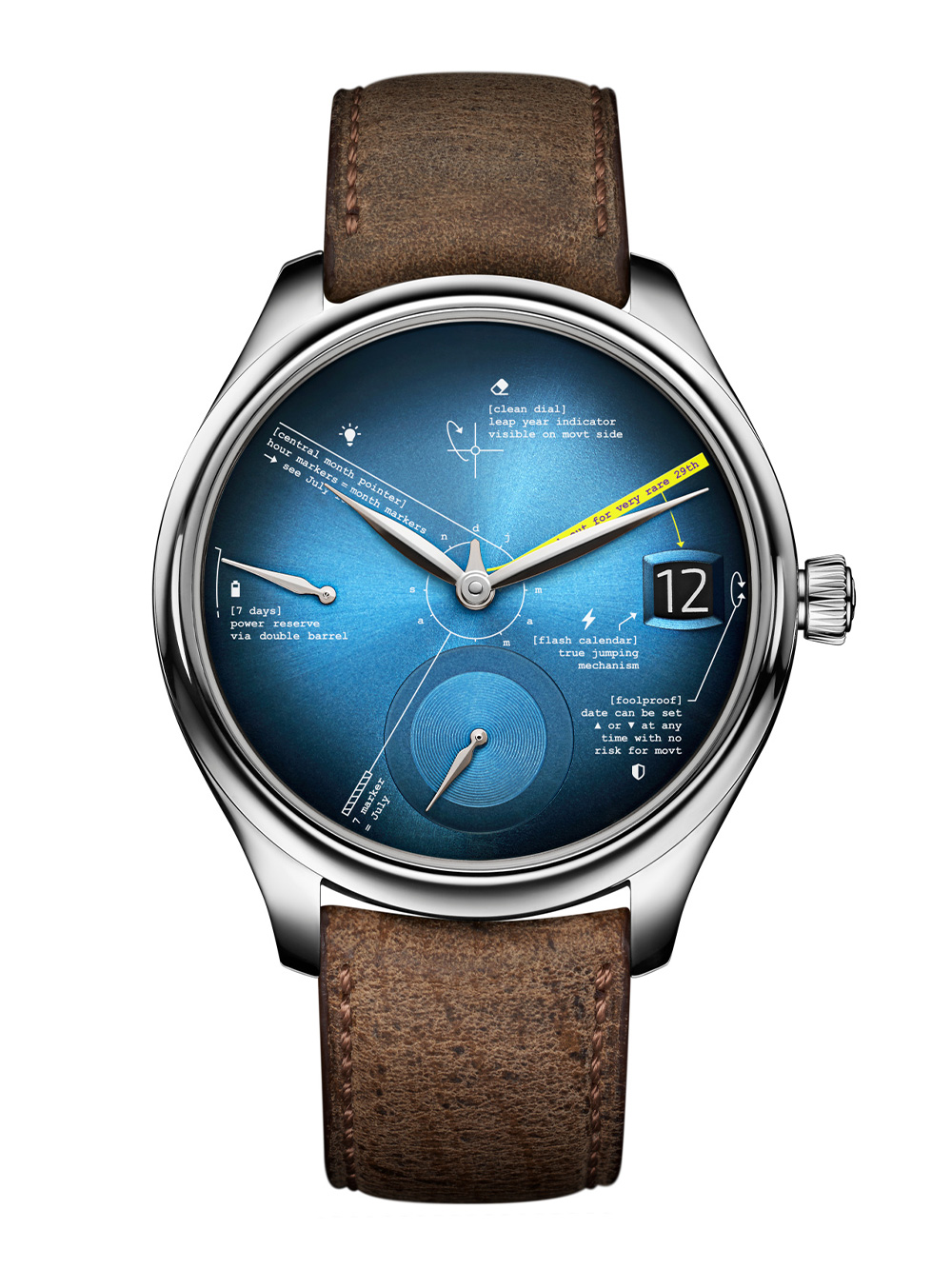 H.Moser & Cie Endeavour Perpetual Calendar Tutorial ref. 1800-0205