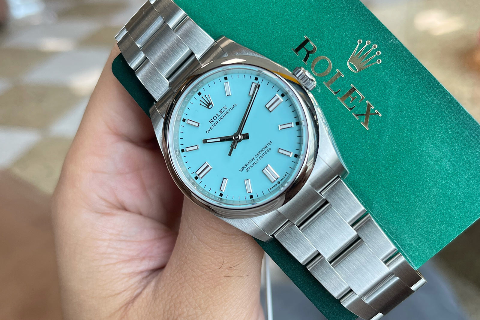 Rolex Oyster Perpetual "Tiffany"