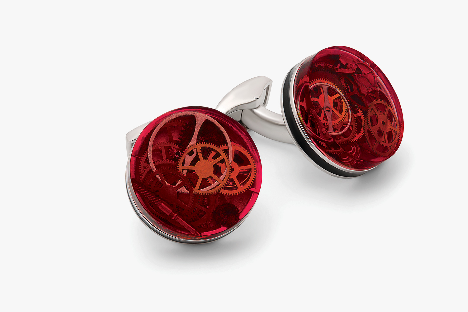 Tateossian Resin Gear Cufflinks